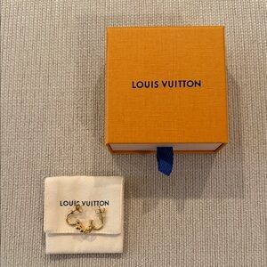 Louis Vuitton Gold Hoop Earrings